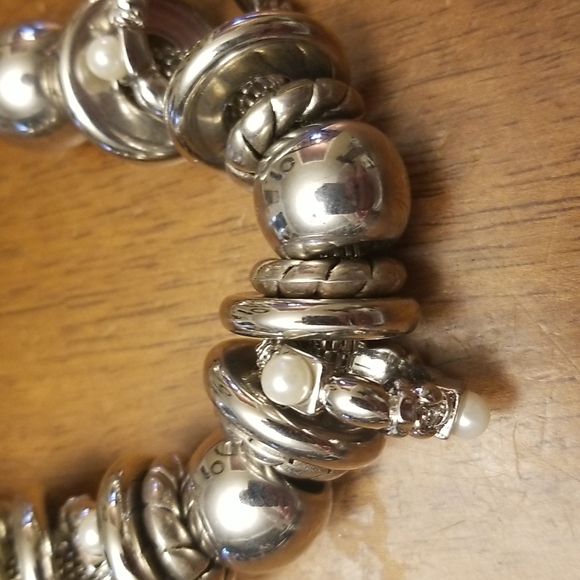 Big chunky silver statement necklace - Picture 7 of 7